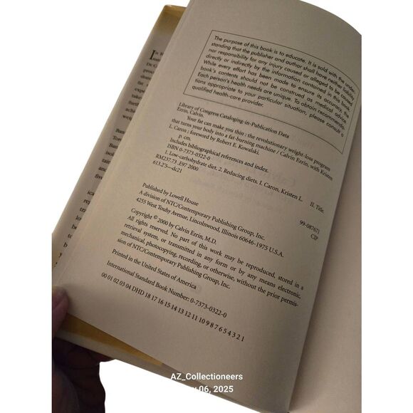 Your fat can make you thin by Calvin Ezrin M.D. - lowell house books - isbn 0737 - Picture 2 of 7